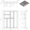 SOTECH ORGA-BOX-9 Besteckeinsatz 50er Schrank anthrazit – Produktbild-Vorschau 7