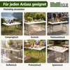 Klapptisch 180x75x74 cm Kunststoff / Stahl Gartentisch Produktbild-Vorschau 7