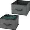 Aufbewahrungsbox Stoffbox 2er Set mit Griff Kunstfaser Produktbild-Vorschau 1