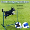 kit de 4 haies d'agilité en PVC Slalom pour animaux de Voir les images du produit 4