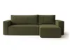 A green sectional sofa is shown against a white background. Náhled obrázku produktu