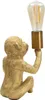 Mauro Ferretti Tischlampe Affe E27 17x14,5x25 cm gold Produktbild-Vorschau 5