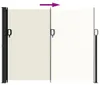vidaXL Seitenmarkise Ausziehbar Creme 160x600 cm Produktbild-Vorschau 5