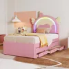 Ulife Kinderbett in Einhornform mit Ausziehbett und Produktbild-Vorschau 4