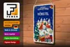 Blechschild Weihnachtsgrüße aus HÖRSTEL 20x30cm Produktbild-Vorschau 3
