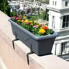 com-four® 4x Blumenkastenhalter für Balkon-Brüstungen und Produktbild-Vorschau 2