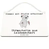 Mr. & Mrs. Panda Schild Uhrmacherin Leidenschaft DIN A6 - Produktbild-Vorschau 3