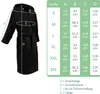 Celodoro Damen und Herren Bademantel mit Kapuze - Schwarz L Produktbild-Vorschau 5