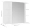 vidaXL Kúpeľňová zrkadlová skrinka biela 80x20,5x64 cm Náhľad obrázku produktu 8