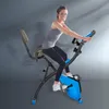 HOMCOM Heimtrainer 2-in-1 Fahrradtrainer LCD-Display Produktbild-Vorschau 2