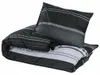 vidaXL Bettwäsche-Set Schwarz und Weiß 155x220 cm Baumwolle Produktbild-Vorschau 3