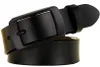 Cintura da donna in pelle - Fibbia nera - Stile versatile - Anteprima dell’immagine prodotto 2