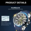 Zegarek męski MEGIR 2144, wielofunkcyjny chronograf, modny Podgląd zdjęcia produktu 3