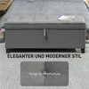 HOMCOM Zitbank met opbergruimte, beklede bank met Productafbeelding-voorbeeld 6
