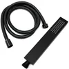 Set Duschkopf mit flexiblen Duschschlauch 1,5m Schwarz | Produktbild-Vorschau 1