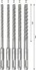 PRO SDS plus-5X Hammerbohrer-Set, 6/6/8/8/10 mm, 5-tlg. Produktbild-Vorschau 4