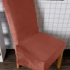 Stretch Stuhlhusse Universelle Samt Stuhlbezug Husse für Produktbild-Vorschau 4