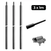 Tiefenerder SET 3x1000mm Ø20mm Niro V4A Inklusive SDS-Max Produktbild-Vorschau 1