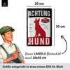 Warnung vor dem Hund Schilder, retro Blechschild vorsicht Produktbild-Vorschau 3