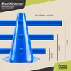 Premium Steckhürden Set für Hunde & Fußballtraining – Produktbild-Vorschau 4