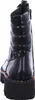 Rear view of a black patent leather boot with a platform sole. Anteprima dell’immagine prodotto