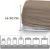 EVE Textile Spannbettlaken 160 x 200cm Hellbraun 100 % Produktbild-Vorschau 7