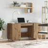vidaXL Scrivania Artisan in rovere 140 x 50 x 75 cm Anteprima dell’immagine prodotto 2