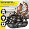 DUNLOP Fahrradschloss Hohe Sicherheit Stufe 6 - Fahrrad Produktbild-Vorschau 5