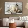 Leinwand Bilder 120x80 cm - Natur - Kerzen - Weiß, Produktbild-Vorschau 5