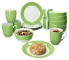 18tlg Frühstücksset Variant Grün Porzellan 6 Personen Produktbild-Vorschau 1