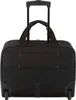 A black Samsonite rolling suitcase viewed from the back. Náhľad obrázku produktu