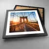 Gerahmtes Poster - Schwarzer Rahmen - New York Brücke - Produktbild-Vorschau 3