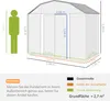 Outsunny Gerätehaus aus Stahl, 2,7 m² Geräteschuppen mit Produktbild-Vorschau 3