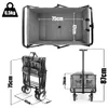 BigDean Bollerwagen faltbar belastbar bis 80kg – Produktbild-Vorschau 3