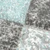 Teppich Karomuster in grau blau creme Größe - 80 x 150 cm Produktbild-Vorschau 2