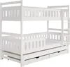 Etagenbett »Hochbett KEV für 3 Kinder 90x200 Weiß« Produktbild-Vorschau 3