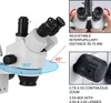 3.5X-90X Mikroskop stereoskopowy z zoomem trójokularowym ze Podgląd zdjęcia produktu 3