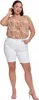 Frauen Kurze Shorts Vor Dem Knie Weissen Denim Bequemen Produktbild-Vorschau 13