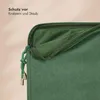Selencia Cord Laptop Hülle 13-14 Zoll - Laptop Sleeve - Produktbild-Vorschau 5