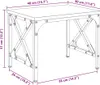 vidaXL Stojan na tiskárnu Artisan dub 40 x 30 x 31 cm Náhled obrázku produktu 7