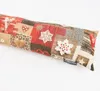 Zugluftstopper Winter Herzen braun rot div Größen von Produktbild-Vorschau 1