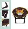 Relaxdays Moonchair pre deti, lev, skladací, VxŠxH: 47 x 50 Náhľad obrázku produktu 7