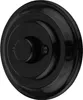 Unterputz Porzellan Retro LED Drehdimmer I PR1 schwarz Produktbild-Vorschau 1