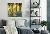 MuchoWow® Poster Frühling - Wald - Sonne 75x75 cm - Wand Produktbild-Vorschau 4