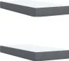 Boxspringbett mit Matratze Dunkelgrau 200x200 cm Samt Produktbild-Vorschau 11