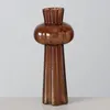 Boltze Gruppe Mahoni Vase braun 25cm (1 Stück) Produktbild-Vorschau 5