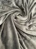 A close-up, abstract view of a gray, plush blanket. Produktbild-Vorschau