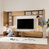 Moderne Wohnwand mit viel Stauraum in Eiche Gold Nb. Produktbild-Vorschau 8