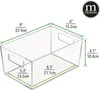 Aufbewahrungsbox 2er-Set Ablagebox Organizer mit Griffen Produktbild-Vorschau 2