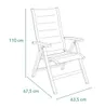 Royal Garden Royal Richmond Klappsessel - eisengrau Produktbild-Vorschau 2
